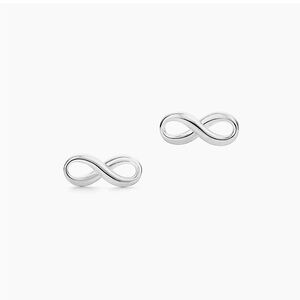 Tiffany and Co Sterling Silver Infinity Earrings